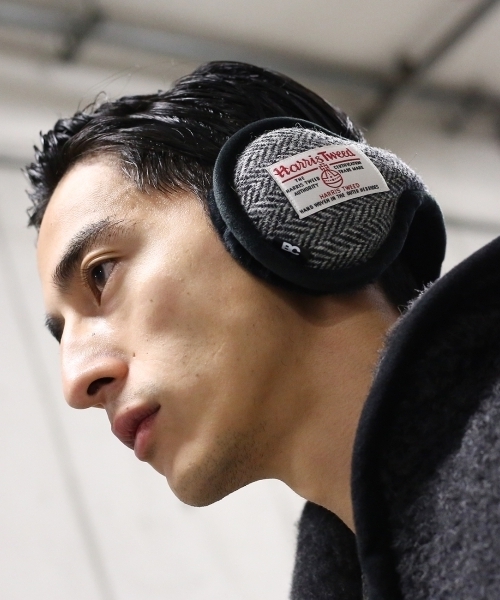 Harris Tweed ハリスツイード の ユニセックス イヤーマフラー イヤマフ ハリスツイード生地使用 イヤーマフ Wear