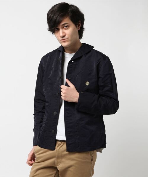 【セール】Wrinkle Navy Jacket / リンクルネイビージャケット（カバーオール）｜ALDIES（アールディーズ）