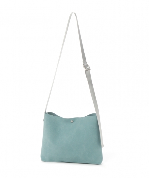 GLOBAL WORK（グローバルワーク）の「フェイクレザーサコッシュ/780744（クラッチバッグ・メンズ・ライトブルー/ブラック/グレー/ライトイエロー/オフホワイト/ゴールド系その他/グレー系その他・FREE）」の6枚目の写真