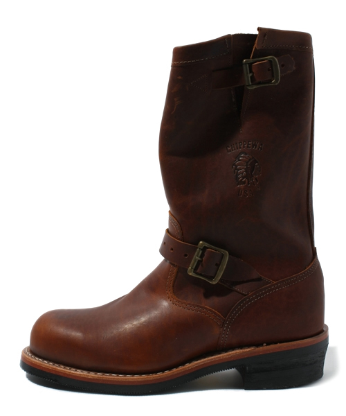 Denime（ドゥニーム）の「【CHIPPEWA】91066 11inch ENGINEER BOOTS（ブーツ・メンズ・ライトブラウン・8/8.5/9）」の2枚目の写真