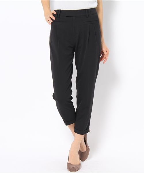 Abahouse Devinette（ドゥヴィネット）の「ﾀｯｸﾀｯｸﾊﾟﾝﾂ　ｳｲﾝﾀｰ（スラックス・レディース・ブラック/ベージュ・0/2/1）」の12枚目の写真