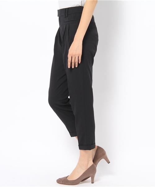 Abahouse Devinette（ドゥヴィネット）の「ﾀｯｸﾀｯｸﾊﾟﾝﾂ　ｳｲﾝﾀｰ（スラックス・レディース・ブラック/ベージュ・0/2/1）」の3枚目の写真