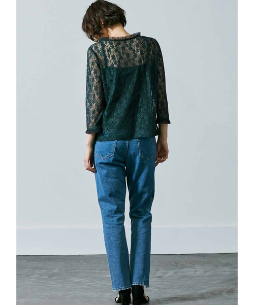 MEDE19F（メデジュウキュウ）の「MEDE19F　レーストップスセット（シャツ/ブラウス・レディース・イエロー/ピンク/ダークグリーン・X-LARGE/MEDIUM/LARGE）」の11枚目の写真