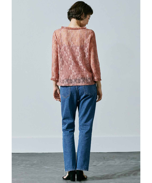 MEDE19F（メデジュウキュウ）の「MEDE19F　レーストップスセット（シャツ/ブラウス・レディース・イエロー/ピンク/ダークグリーン・X-LARGE/MEDIUM/LARGE）」の17枚目の写真