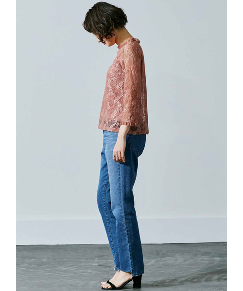 MEDE19F（メデジュウキュウ）の「MEDE19F　レーストップスセット（シャツ/ブラウス・レディース・イエロー/ピンク/ダークグリーン・X-LARGE/MEDIUM/LARGE）」の18枚目の写真