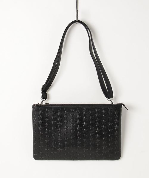 VENCEEXCHANGE（ヴァンスエクスチェンジ）の「星柄クラッチバッグ        （クラッチバッグ・メンズ・ブラック/レッド・FREE）」の2枚目の写真