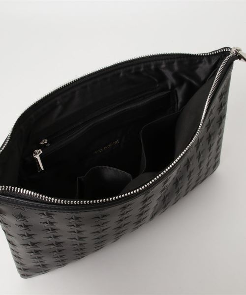 VENCEEXCHANGE（ヴァンスエクスチェンジ）の「星柄クラッチバッグ        （クラッチバッグ・メンズ・ブラック/レッド・FREE）」の5枚目の写真