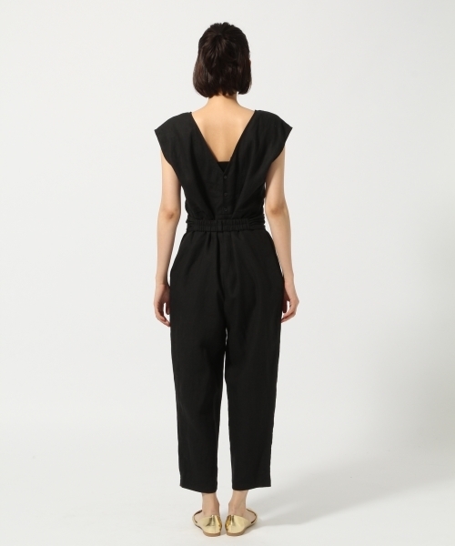 LOWRYS FARM（ローリーズファーム）の「Ｌ／Ｒジャンプスーツ　793072（つなぎ/オールインワン・レディース・ブラック/グレー/ブラウン・LARGE/MEDIUM）」の4枚目の写真