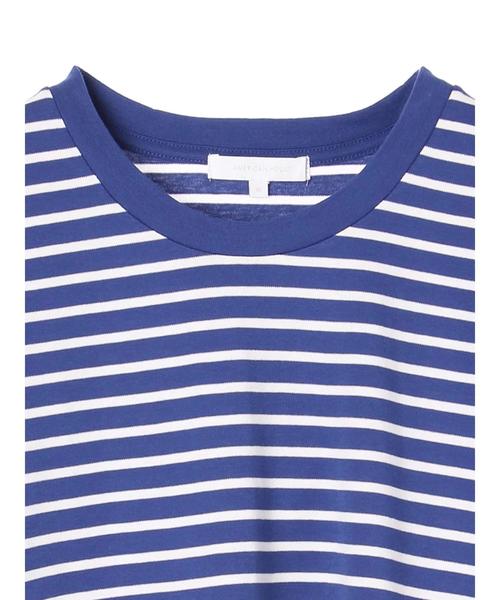 AMERICAN HOLIC（アメリカンホリック）の「・60新彊綿スムースボーダークルーネックTシャツ★（Tシャツ/カットソー・レディース・ブラック/ピンク/ブルー/杢グレー・L/M）」の6枚目の写真