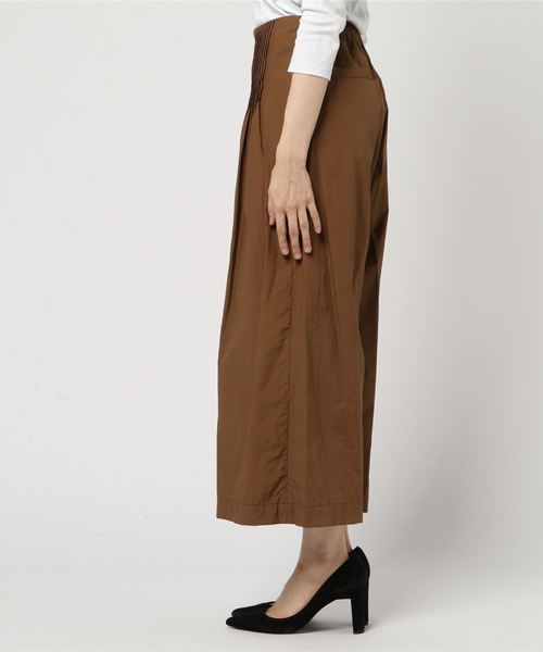 un dix cors（アンディコール）の「アコーディオンタックパンツ（その他パンツ・レディース・ベージュ/イエロー・ﾌﾘ-）」の4枚目の写真