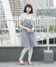 OLIVE des OLIVE | キャミワンピ＋レースTセット(ワンピース)