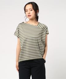 RIVE DROITE | アリオリティボーダーデザインカットソー(Tシャツ/カットソー)