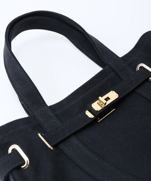 sita parantica(シータパランティカ)の「SITA PARANTICA CANVAS TOTE BAG(トートバッグ・レディース・ホワイト/ブラック/ベージュ/カーキ・FREE)」の13枚目の写真