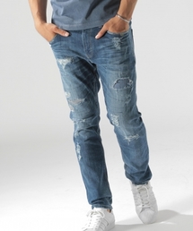 BAYFLOW | リペアテーバードブロークンデニム 18AW(デニムパンツ)