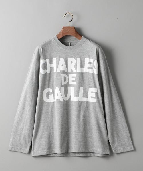 m's braque（エムズブラック）の「＜m's braque（エムズ ブラック）＞ CDG L/SL TEE（Tシャツ/カットソー・メンズ・グレー・X-LARGE/MEDIUM/LARGE）」の2枚目の写真