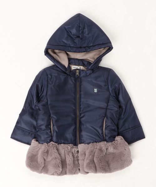 RAGMART（ラグマート）の「フリルファー中綿コート（その他アウター・キッズ・ネイビー/レッド・110cm/100cm/120cm/130cm）」の12枚目の写真