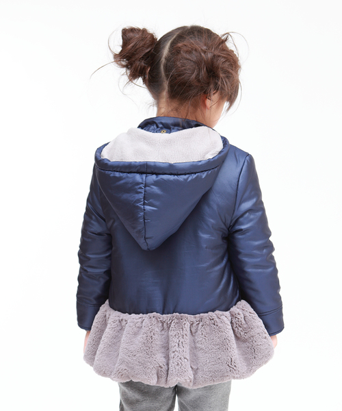 RAGMART（ラグマート）の「フリルファー中綿コート（その他アウター・キッズ・ネイビー/レッド・110cm/100cm/120cm/130cm）」の8枚目の写真