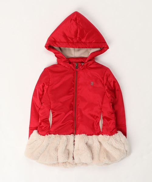 RAGMART（ラグマート）の「フリルファー中綿コート（その他アウター・キッズ・ネイビー/レッド・110cm/100cm/120cm/130cm）」の11枚目の写真