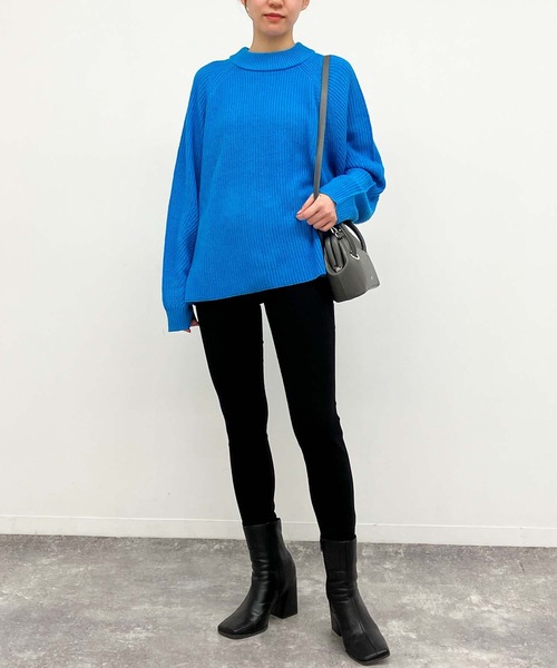 ANAP(アナップ)の「シンプル ストレッチ レギンス パンツ(レギンス/スパッツ・レディース・ブラック/ブラック系その他・FREE/M/S/L/XS/XL/X-SMALL/LARGE/X-LARGE/MEDIUM/SMALL)」の10枚目の写真