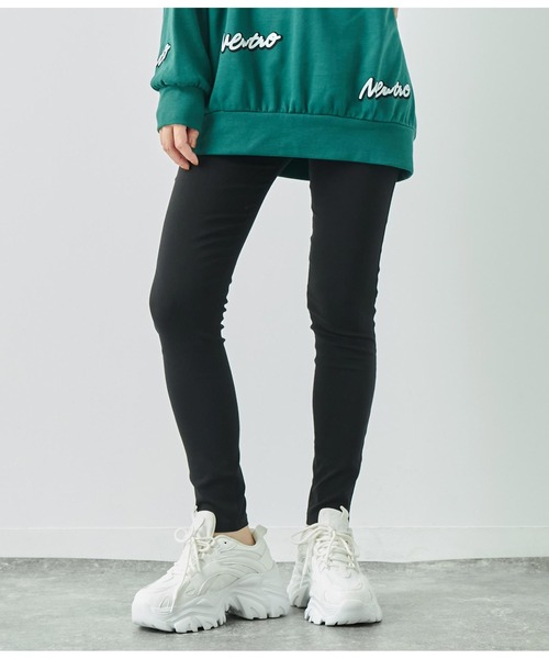 ANAP(アナップ)の「シンプル ストレッチ レギンス パンツ(レギンス/スパッツ・レディース・ブラック/ブラック系その他・FREE/M/S/L/XS/XL/X-SMALL/LARGE/X-LARGE/MEDIUM/SMALL)」の12枚目の写真