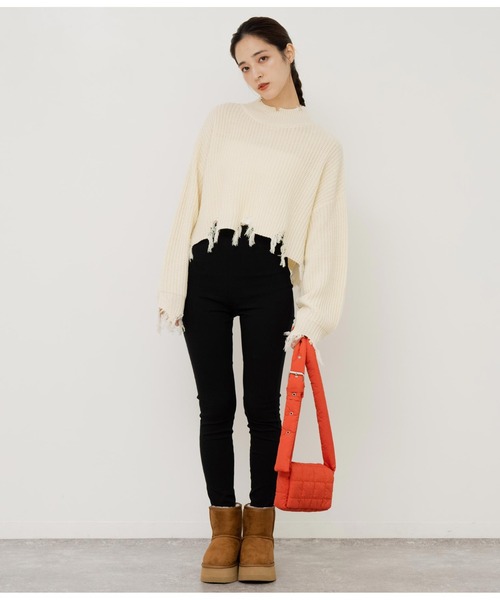 ANAP(アナップ)の「シンプル ストレッチ レギンス パンツ(レギンス/スパッツ・レディース・ブラック/ブラック系その他・FREE/M/S/L/XS/XL/X-SMALL/LARGE/X-LARGE/MEDIUM/SMALL)」の18枚目の写真