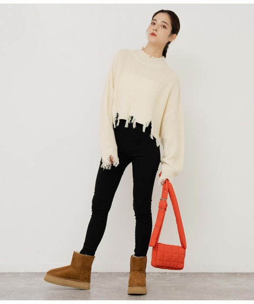 ANAP(アナップ)の「シンプル ストレッチ レギンス パンツ(レギンス/スパッツ・レディース・ブラック/ブラック系その他・FREE/M/S/L/XS/XL/X-SMALL/LARGE/X-LARGE/MEDIUM/SMALL)」の19枚目の写真