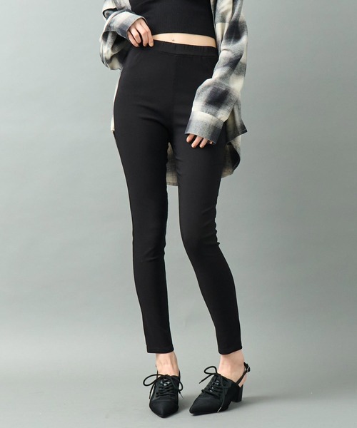 シンプル ストレッチ レギンス パンツ（レギンス/スパッツ）｜ANAP