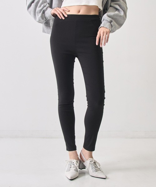 シンプル ストレッチ レギンス パンツ（レギンス/スパッツ）｜ANAP