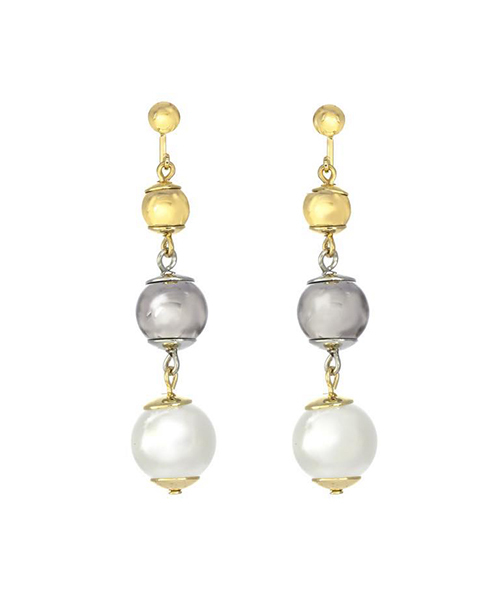 RiNc （リンク）の「【 Erin & Emma / エリン アンド エマ 】 Earrings / スリーカラー ドロップ イヤリング（イヤリング・レディース・ゴールド・FREE）」の5枚目の写真