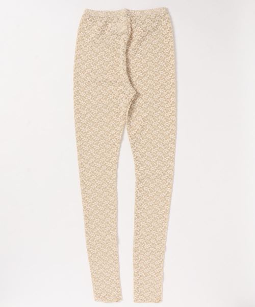 DouDou（ドゥドゥ）の「ストレッチレースレギンス（レギンス/スパッツ・レディース・ベージュ/グレー/ホワイト系その他・FREE）」の4枚目の写真