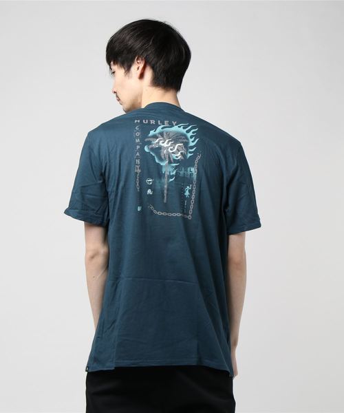 Hurley (ハーレー)の「M HRLY PRM BURN BABY TEE SS / ハーレー バックプリントTシャツ ユニセックス(Tシャツ/カットソー・メンズ・ホワイト/ブラック/ネイビー・SMALL/MEDIUM/LARGE)」の1枚目の写真