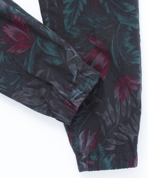 MONKEY TIME(モンキータイム)の「MT∴ ダーク トロピカルプリント リブパンツ ◆(その他パンツ・メンズ・ブラック/ネイビー・LARGE/SMALL/MEDIUM)」の10枚目の写真