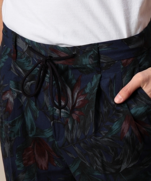 MONKEY TIME(モンキータイム)の「MT∴ ダーク トロピカルプリント リブパンツ ◆(その他パンツ・メンズ・ブラック/ネイビー・LARGE/SMALL/MEDIUM)」の16枚目の写真