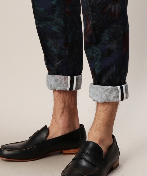 MONKEY TIME(モンキータイム)の「MT∴ ダーク トロピカルプリント リブパンツ ◆(その他パンツ・メンズ・ブラック/ネイビー・LARGE/SMALL/MEDIUM)」の20枚目の写真