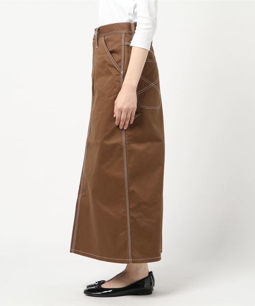 UNIVERSAL OVERALL（ユニバーサルオーバーオール）の「【UNIVERSAL OVERALL / ユニバーサルオーバーオール】PAINTER SKIRT（スカート・レディース・モカ/ブラック/ベージュ・L/M）」の5枚目の写真