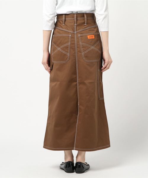 UNIVERSAL OVERALL（ユニバーサルオーバーオール）の「【UNIVERSAL OVERALL / ユニバーサルオーバーオール】PAINTER SKIRT（スカート・レディース・モカ/ブラック/ベージュ・L/M）」の4枚目の写真