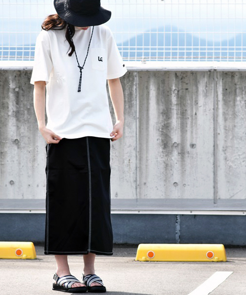 UNIVERSAL OVERALL（ユニバーサルオーバーオール）の「【UNIVERSAL OVERALL / ユニバーサルオーバーオール】PAINTER SKIRT（スカート・レディース・モカ/ブラック/ベージュ・L/M）」の6枚目の写真