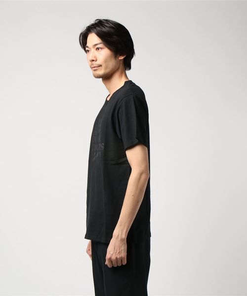 JEMORGAN(ジェーイーモーガン)の「JEMORGAN / 天竺ロゴラインプリントT(Tシャツ/カットソー・メンズ・ホワイト/ブラック・M/L)」の3枚目の写真