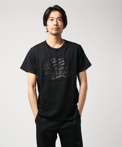 JEMORGAN(ジェーイーモーガン)の「JEMORGAN / 天竺ロゴラインプリントT(Tシャツ/カットソー・メンズ・ホワイト/ブラック・M/L)」の6枚目の写真