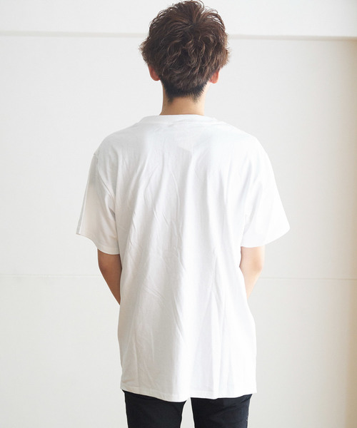 JEMORGAN(ジェーイーモーガン)の「JEMORGAN / 天竺ロゴラインプリントT(Tシャツ/カットソー・メンズ・ホワイト/ブラック・M/L)」の10枚目の写真