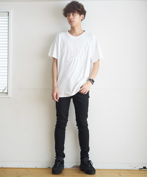JEMORGAN(ジェーイーモーガン)の「JEMORGAN / 天竺ロゴラインプリントT(Tシャツ/カットソー・メンズ・ホワイト/ブラック・M/L)」の14枚目の写真
