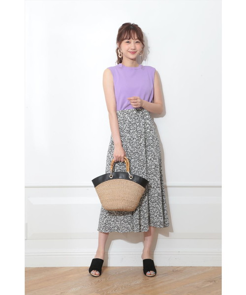 JUSGLITTY(ジャスグリッティー)の「ノースリクルーニット(ニット/セーター・レディース・パープル/ブラック/ブラウン/ネイビー/ホワイト/その他/オレンジ・2)」の13枚目の写真
