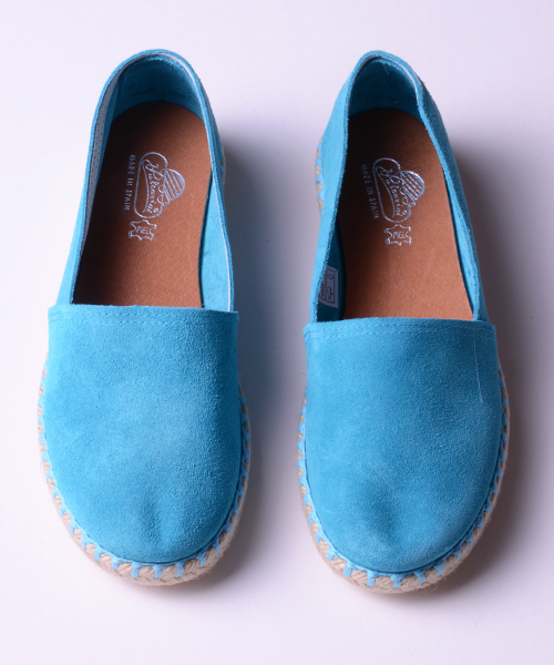 Anoutcommune（アナウトコミューン）の「Vulcarini  : Suede Slip on shoes（スリッポン・メンズ・ターコイズブルー/ネイビー/キャメル/マスタード/レッド/ミント/ベージュ/ブラック・42/41/43）」の5枚目の写真