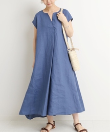 フレンチリネンスキッパーワンピース◆