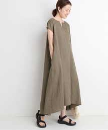 フレンチリネンスキッパーワンピース◆