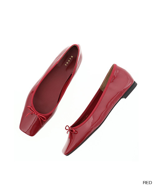 RANDA（ランダ）の「ストレスフリー/ソフトバレエシューズ（バレエシューズ・レディース・グレイッシュベージュ/シルバー/グリーン/ブラック/レッド/アイボリー/レオパード/その他・25/24/24.5/22/22.5/23/23.5/25.5）」の17枚目の写真