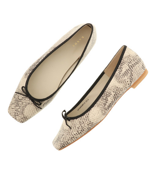 RANDA（ランダ）の「ストレスフリー/ソフトバレエシューズ（バレエシューズ・レディース・グレイッシュベージュ/シルバー/グリーン/ブラック/レッド/アイボリー/レオパード/その他・25/24/24.5/22/22.5/23/23.5/25.5）」の20枚目の写真