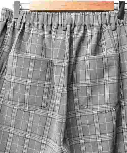 MinoriTY（マイノリティ）の「アンクルパンツ チェックワイドテーパード（その他パンツ・メンズ・ネイビー/ベージュ/ブラウン・L/M）」の15枚目の写真