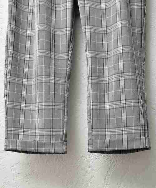 MinoriTY（マイノリティ）の「アンクルパンツ チェックワイドテーパード（その他パンツ・メンズ・ネイビー/ベージュ/ブラウン・L/M）」の16枚目の写真