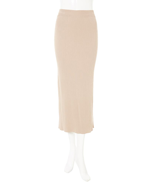 fifth(フィフス)の「バックスリットタイトニットスカート(スカート・レディース・ブラック/ベージュ/ブルー・MEDIUM)」の8枚目の写真